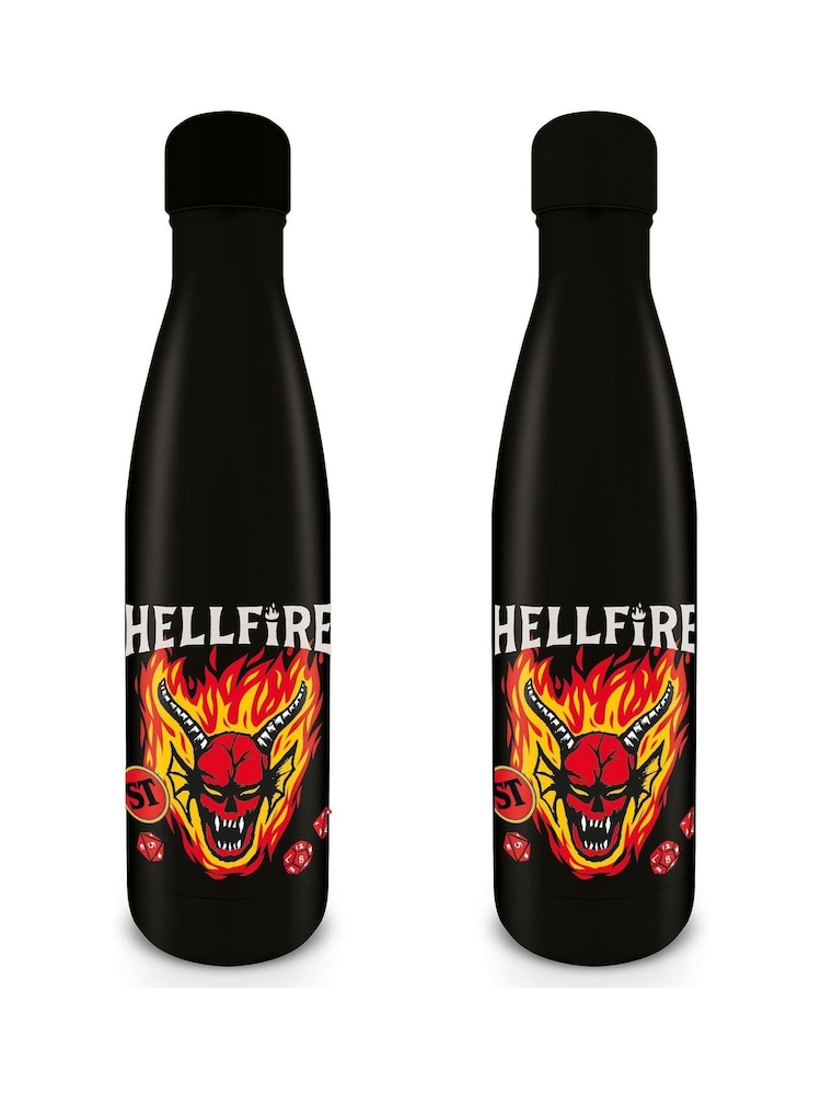 Pyramid International Stranger Things S4 Hellfire Club Metal Drinks Bottle - Image 1 of 1