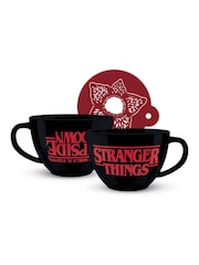 Pyramid International Multi Stranger Things The World Is Turning Upside Down Cappuccino Mug And Stencil - Image 1 of 1
