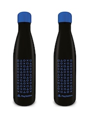 Pyramid International Playstation Symbol Pattern Metal Drinks Bottle - Image 1 of 1