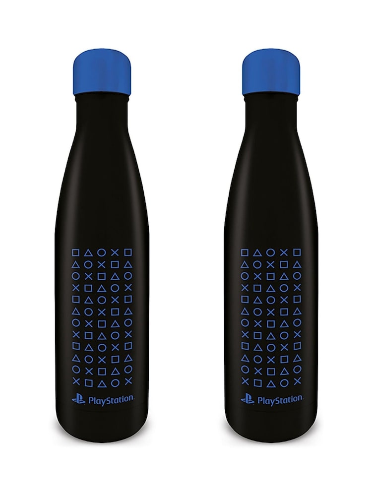 Pyramid International Playstation Symbol Pattern Metal Drinks Bottle - Image 1 of 1