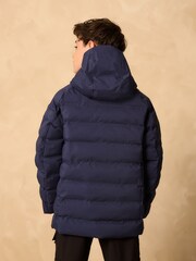 Navy Waterproof Midweight Hooded Jacket (3-17yrs) - Image 17 of 17