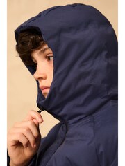 Navy Waterproof Midweight Hooded Jacket (3-17yrs) - Image 4 of 17