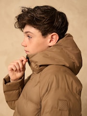 Neutrale Farbe - Waterproof Midweight Hooded Jacket (3-17yrs) - Bild 1 von 6