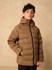Neutrale Farbe - Waterproof Midweight Hooded Jacket (3-17yrs) - Bild 3 von 6