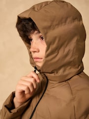 Neutrale Farbe - Waterproof Midweight Hooded Jacket (3-17yrs) - Bild 6 von 6