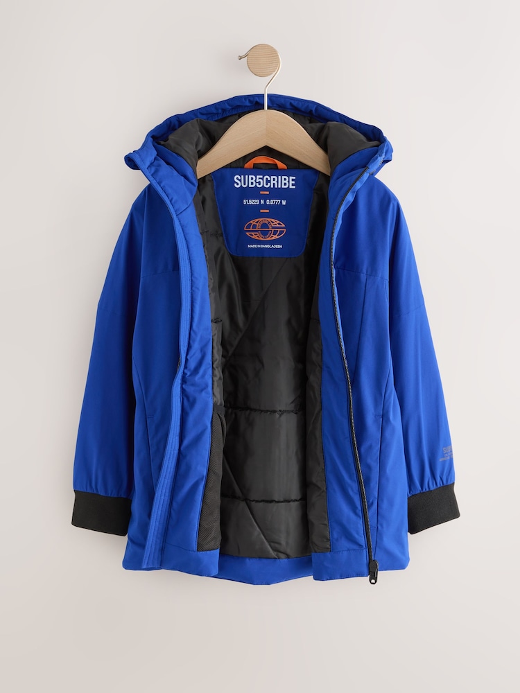 Cobalt Blue Midweight Shower Resistant Jacket (3-17yrs) - Image 2 of 6