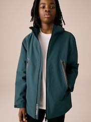 Green Waterproof Fleece Hooded Lined Jacket (3-17yrs) - Image 1 of 11