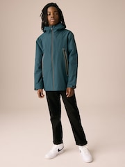 Green Waterproof Fleece Hooded Lined Jacket (3-17yrs) - Image 2 of 11