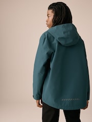 Green Waterproof Fleece Hooded Lined Jacket (3-17yrs) - Image 3 of 11