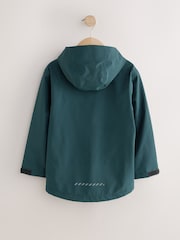 Green Waterproof Fleece Hooded Lined Jacket (3-17yrs) - Image 8 of 11