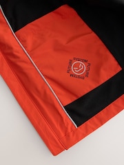 Orange Waterproof Fleece Hooded Lined Coat (3-16yrs) - Image 7 of 7