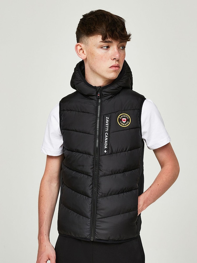 Zavetti Canada Fallonino Black Gilet - Image 1 of 7 Zavetti Canada Fallonino Black Gilet - Image 1 of 7