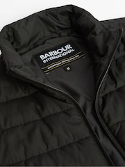 Barbour® International Black Aldon Quilted Gilet - Image 6 of 7