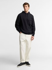 Barbour International Black Inline Hooded Sweatshirt - Image 4 of 5