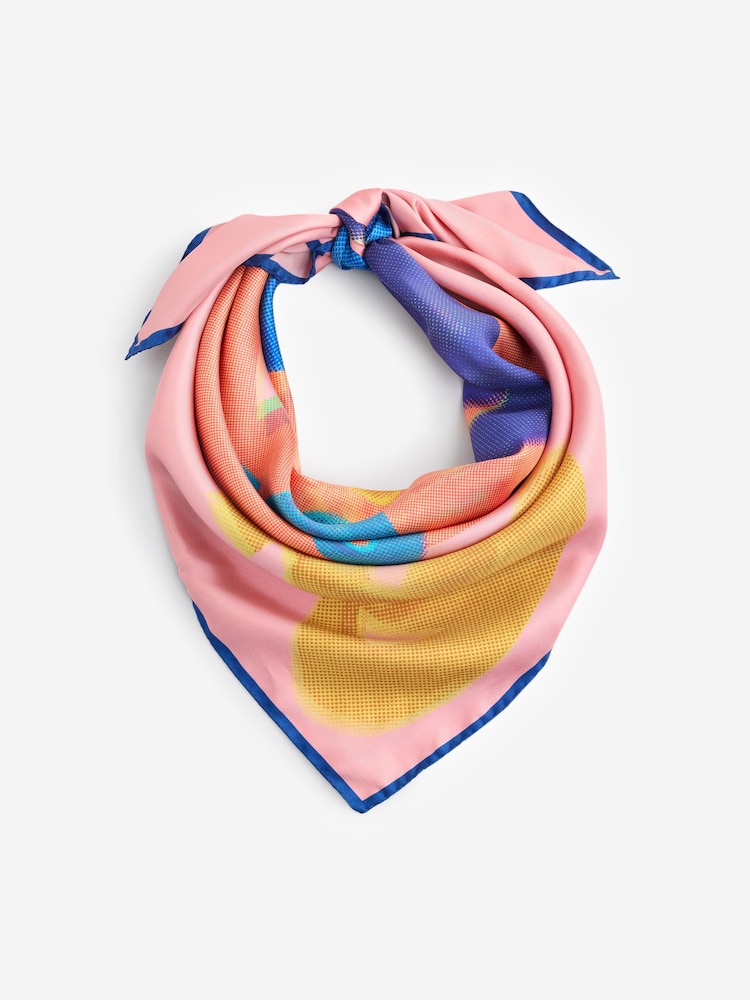 Vivienne Westwood Pink Halftone Orbs Square 90x90 - Image 2 of 4