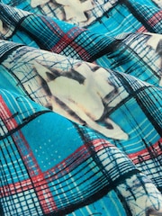 Vivienne Westwood Blue Orb Tartan Diagon Stole 70x200 - Image 3 of 3