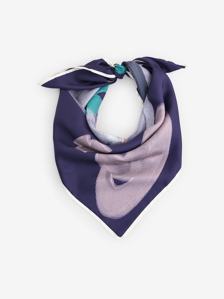 Vivienne Westwood Blue Halftone Orbs Square 90x90 - Image 2 of 4