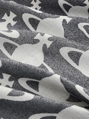 Vivienne Westwood Hilma Orb Black Scarf 45x190 - Image 3 of 3