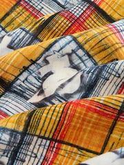 Vivienne Westwood Yellow Orb Tartan Diagon Stole 70x200 - Image 3 of 3
