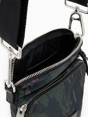 AllSaints Green Falcon Pouch - Image 3 of 7