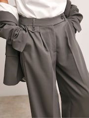Anthology by JD Williams Grey Tailored Wide Leg Trousers - Image 4 of 4