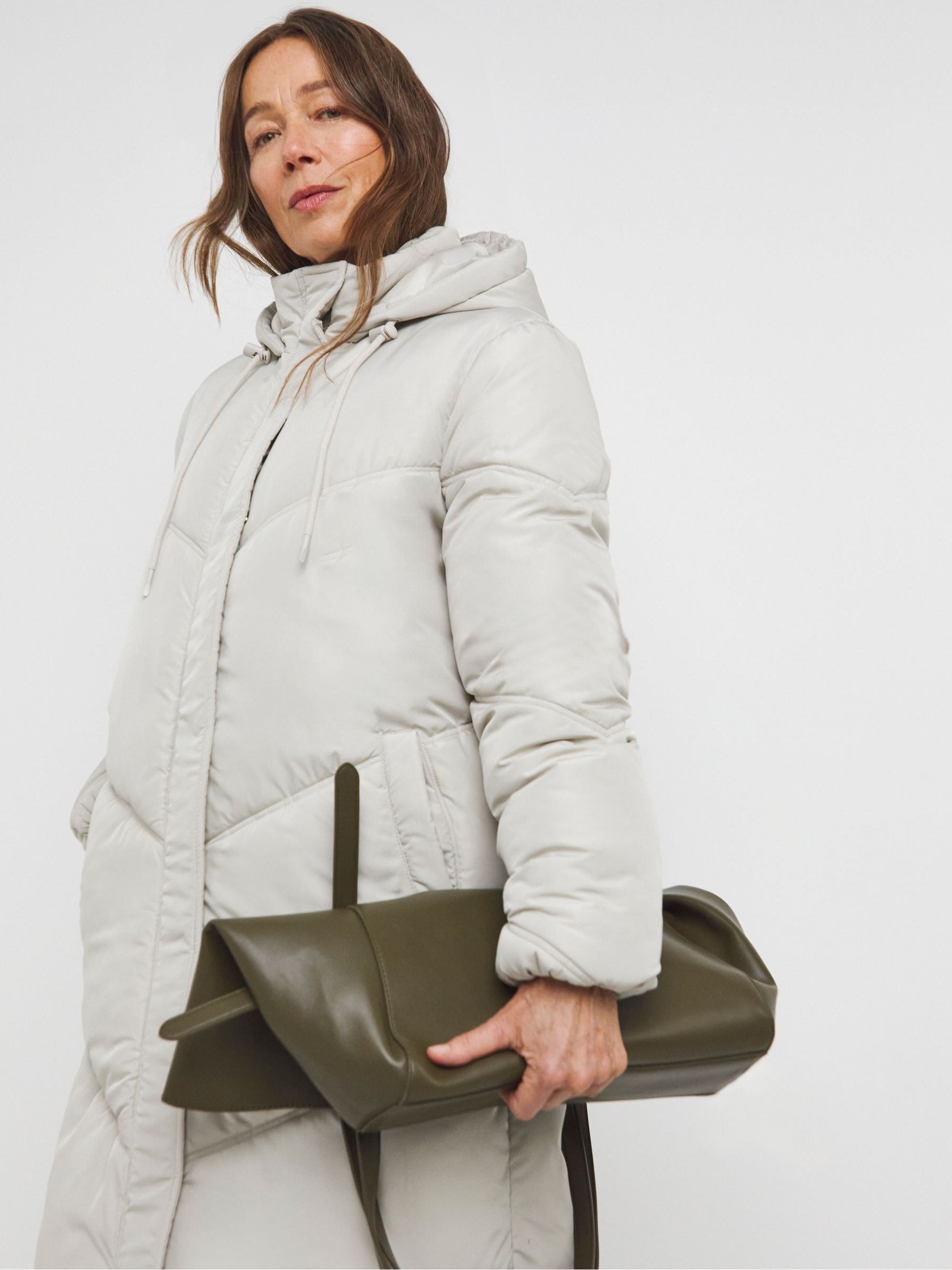 Padded duvet coat 2025