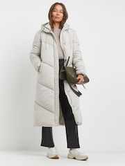 JD Williams Longline Padded Duvet Coat - Image 3 of 4