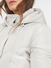 JD Williams Longline Padded Duvet Coat - Image 4 of 4