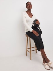 JD Williams Black Magisculpt Midaxi Skirt - Image 3 of 4