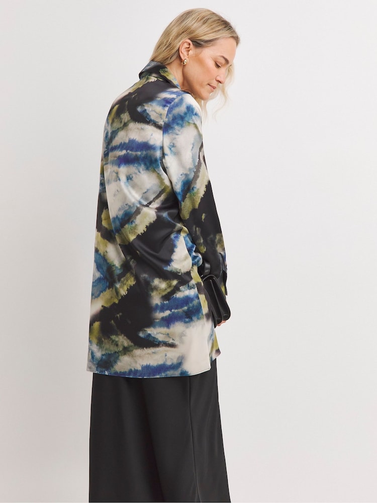 JD Williams Longline Satin Shirt - Imagen 2 de 4