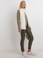 JD Williams Green Leather Look Leggings - Image 3 of 4