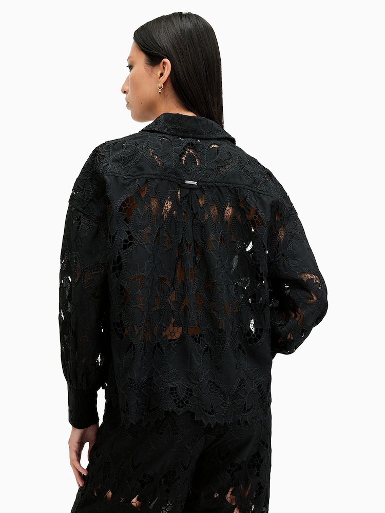 Chemise AllSaints Charli à manches longues - Image 7 of 9