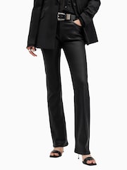 AllSaints Black Haldan Slim Bootcut Jeans - Image 2 of 10