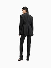 AllSaints Black Haldan Slim Bootcut Jeans - Image 9 of 10