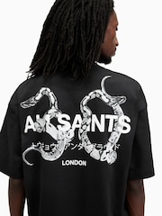 AllSaints Black Ceremony Short Sleeve Crew Neck T-Shirt - Image 1 of 6
