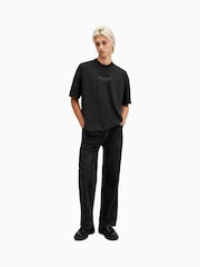 AllSaints Black Bones Short Sleeve Crew T-Shirt - Image 4 of 6