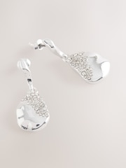 Tonalité argentée - Boucles d'oreilles Molten Drop - Image 3 de 4