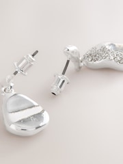 Tonalité argentée - Boucles d'oreilles Molten Drop - Image 4 de 4