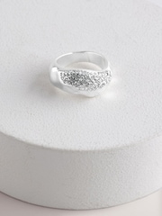 Silver Tone Sparkle Ring - Image 1 of 3
