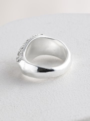 Silver Tone Sparkle Ring - Image 3 of 3