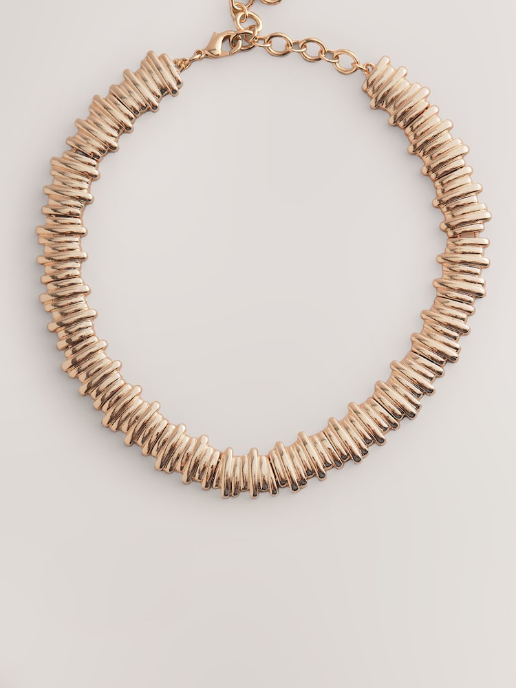 Tonalité d'or - Collier à col strié - Image 4 of 6