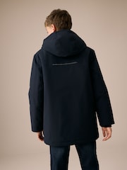 Marineblau - Waterproof Borg Lined Parka Coat (3-17yrs) - Bild 3 von 4