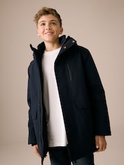 Marineblau - Waterproof Borg Lined Parka Coat (3-17yrs) - Bild 4 von 4