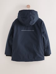 Navy Waterproof Parka Coat (3-17yrs) - Image 7 of 10