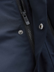Navy Waterproof Parka Coat (3-17yrs) - Image 8 of 10