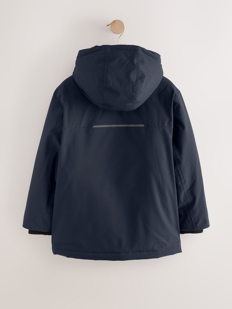 Bleumarin - Geacă parka impermeabilă (3-17ani) - Image 8 of 11