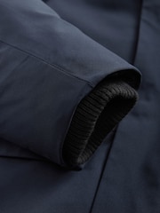 Navy Waterproof Parka Coat (3-17yrs) - Image 9 of 10
