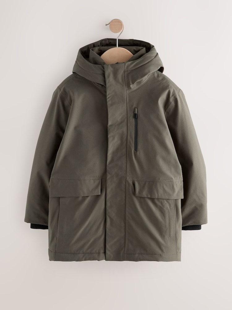 Khakigrün - Waterproof Parka Coat (3-17yrs) - Bild 1 von 6 Khakigrün - Waterproof Parka Coat (3-17yrs) - Bild 1 von 6
