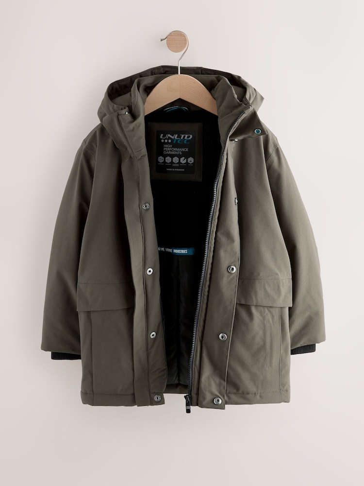 Khakigrün - Waterproof Parka Coat (3-17yrs) - Bild 2 von 6 Khakigrün - Waterproof Parka Coat (3-17yrs) - Bild 2 von 6