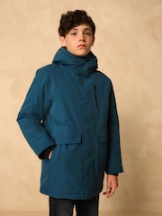 Cobalt Blue Waterproof Parka Coat (3-17yrs) - Image 1 of 5